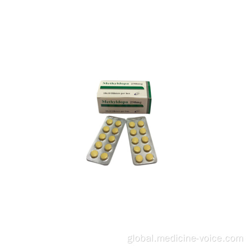 Methyldopa Tablets GMP Methyldopa Tablet BP 250mg Factory